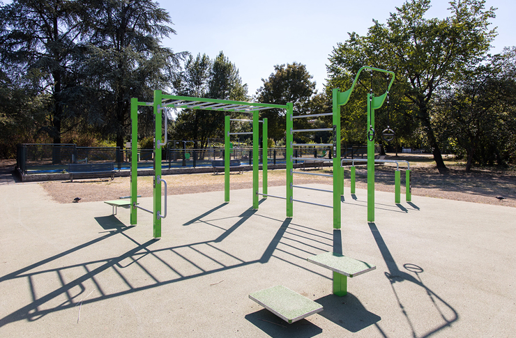 Unâarea fitness e calisthenics al Parco Nord Milano