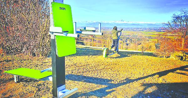 Dal primo gennaio è aperta a tutti la “palestra all’aperto” sul Belvedere